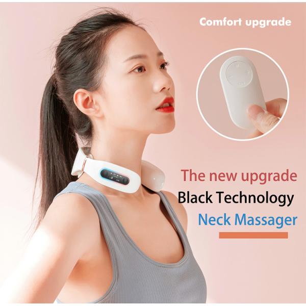 Massage TNES Electric Pulse OLED Display Voice Broadcast Remote Control Neck Massager