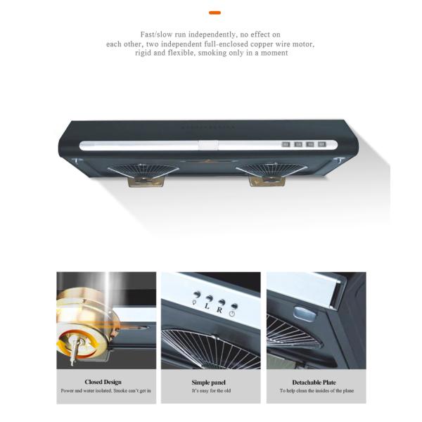 220V Canopy Cooker Hood Rangehood Household 36 inch