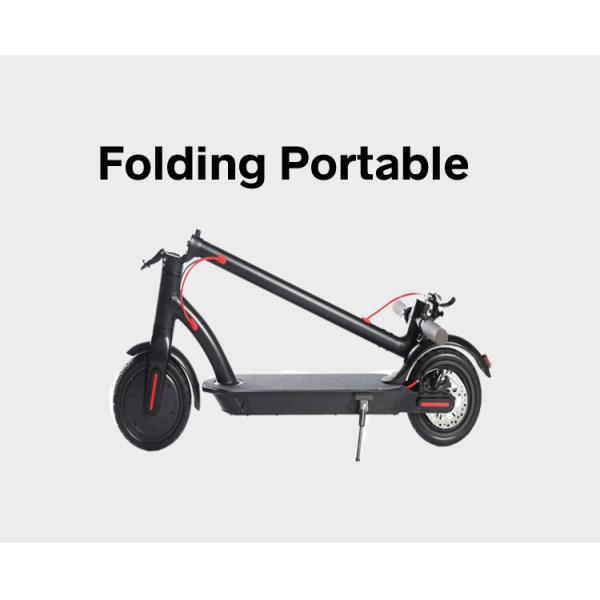 250W 2 Wheel E Scooter , Folding 8.5 Inch Mini Electric Scooter Max Speed 30km/H