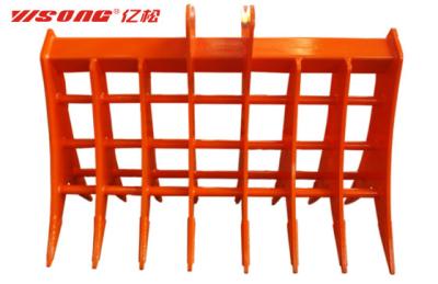 Gardening / Landscaping  1/2″ Thick Tines Rip Excavator Bucket Rake Excavator Scoop Rake
