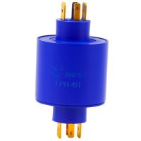 4 circula el anillo colectando sin cepillo de 380 VAC con Pin Experienced Slip Ring Producer plateado de plata