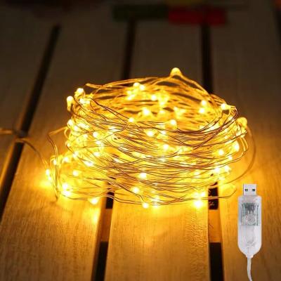 5m USB Powered String Lights Warm White Fairy Lights For Party Decoration