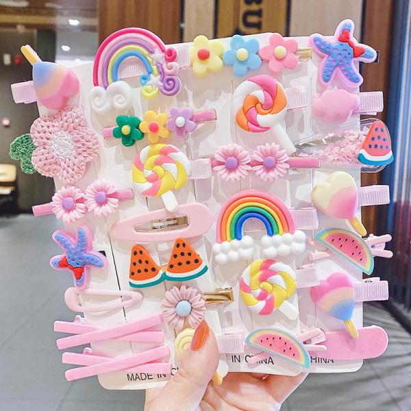 Diy Childrens Hair Accessories Fruit Shape Hair Grips Cartoon Baby For Girls Kids  19 Cm