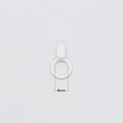 Gancho revestido de nylon 6mm do metal O Ring Bra Strap J