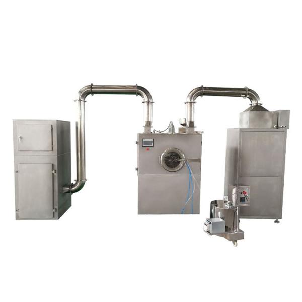Stainless Steel Auto Coater Tablet Coating Machine 300kg / Batch Loading Capacity