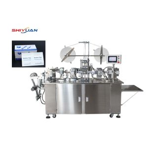 60mm*60mm Alcohol Pad Making Machine 2.5KW Alcohol Cotton Swab Making Machine