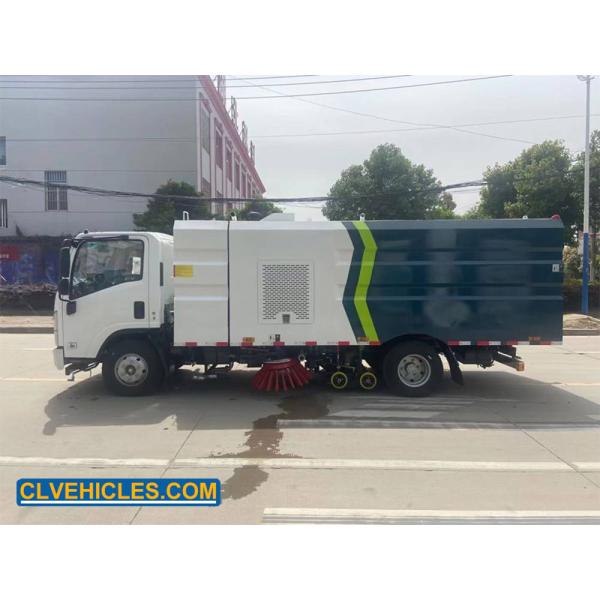 KV100 N Series ISUZU Road Sweeper Truck 10CBM High Pressure