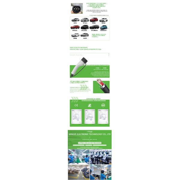 E-mingze Fast Charging Type 2 11KW/16A 3 phase Mode 3 Smart Charging Ev charger