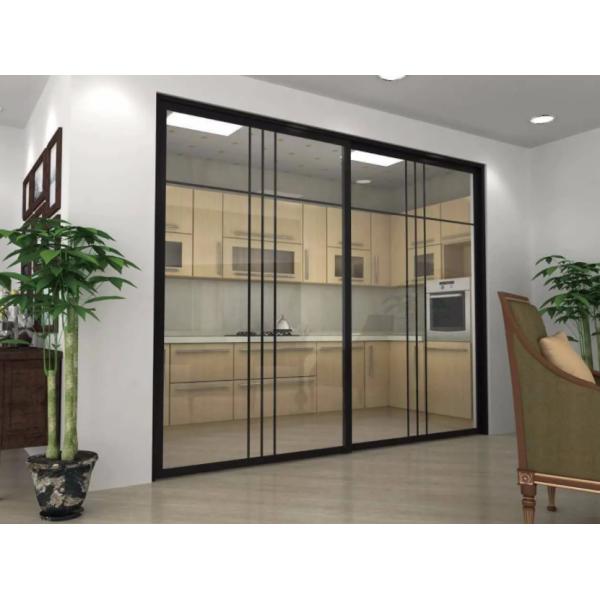 Unitized алюминием застекленный экстерьер патио раздвижной двери безшумный