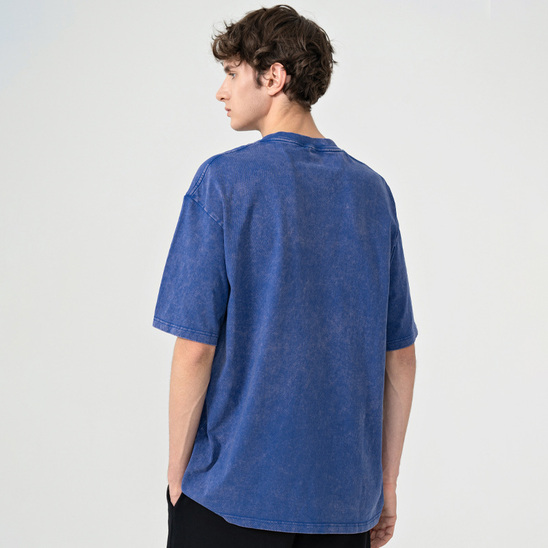 Custom Design Plain Men Oversized Heavyweight Cotton Vintage Wash T Shirts Washed Tees Unisex