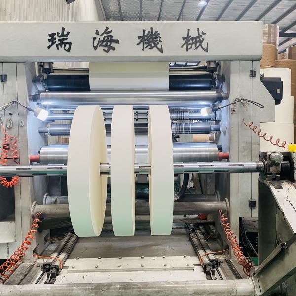 O Virgin reduz a polpa o copo de papel do PE 150g+10g que faz a matéria prima 1550mm