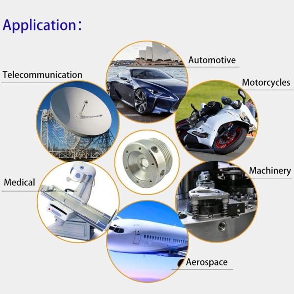 Латунные части CNC поворачивая подвергая механической обработке 5 частей CNC оси подвергая механической обработке разбивочных