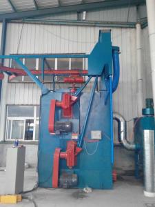 Single And Double Hook Type Shot Blasting Machine / Sand Blaster For Cleaning