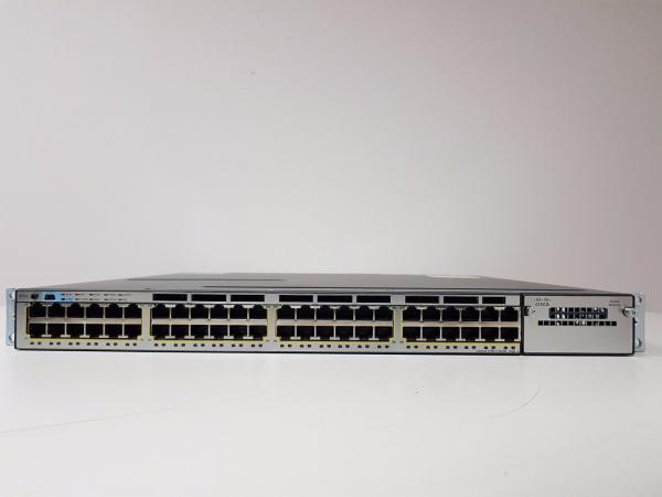 IP Services Switch Cisco Catalyst 3850 , WS-C3750X-48P-E Stackable 3850 Series Switches