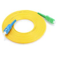 Cabo de remendo do cabo de fibra ótica de FTTH, fibra ótica do cabo de remendo da manutenção programada 1m 3m 5m do SC APC