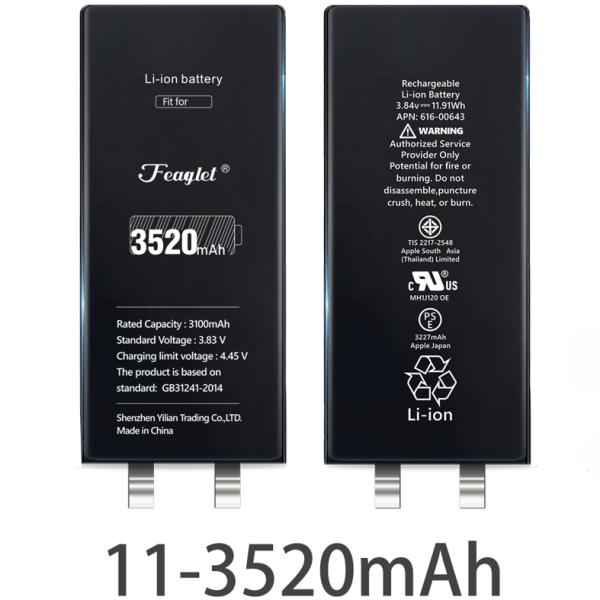 Phone Battery cell For 11 12Promax 13 14 15 16PLUS no flex to repair high capacity HCC