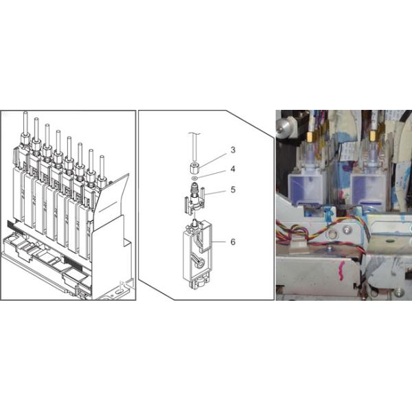 Cabeça de Epson DX5 do amortecedor de Mimaki JV5/JV33 das peças sobresselentes da impressora a jacto de tinta