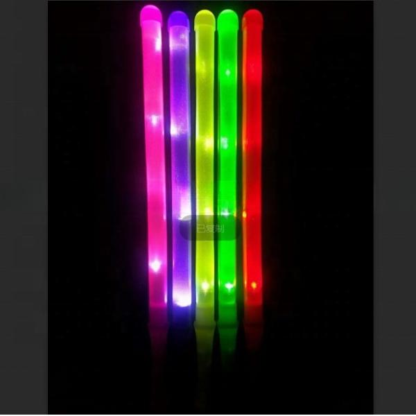 Concert Festival Celebration Supplies Dia20mm 15*450mm Multi Colored Thin Long Glow Stick