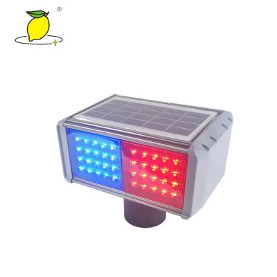 Energy Saving Solar Barricade Warning Lights Traffic Control Use LED Type