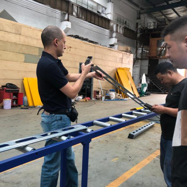 0.7-1.2 Mm Roller Shutter Salt Door Machine Door Roll Machine With Perforated Collapsible Holes