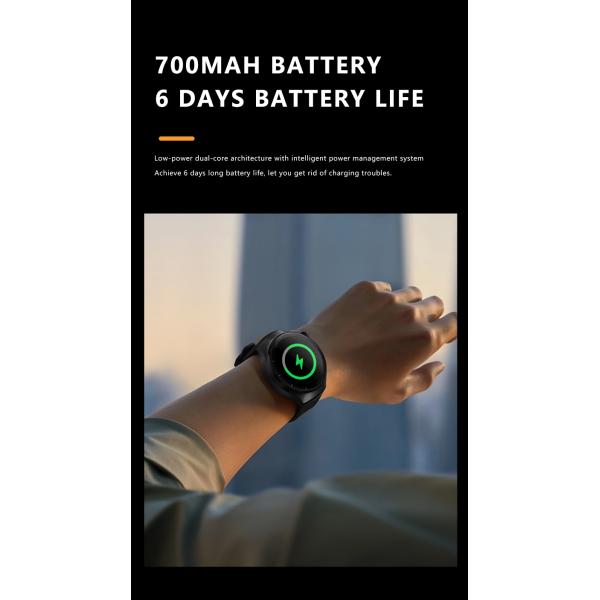 GS38 4G Smartwatch 1.62 Inch AMOLED 700mAh Battery GPS NFC