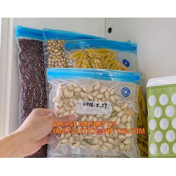 Disposable Transparent Vacuum Sealer Food Storage Plastic Packaging Roll Bag for Food Sealed, Textured Food Freshness St