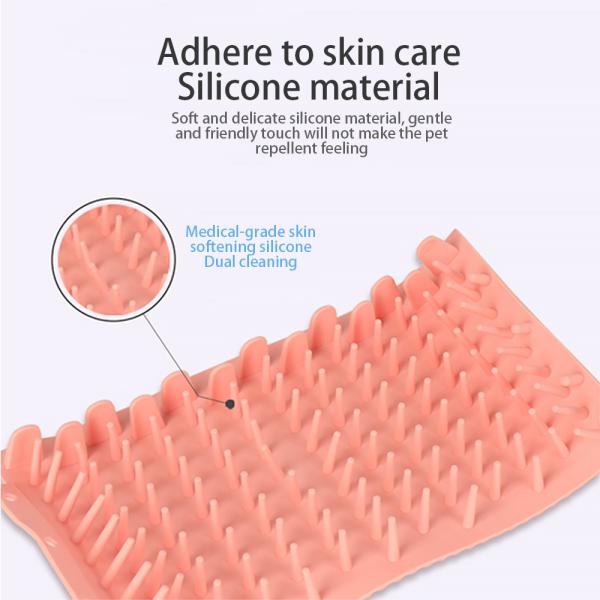 Limpiador de patas de perro de 360 grados Taza Blanca de silicona para perros