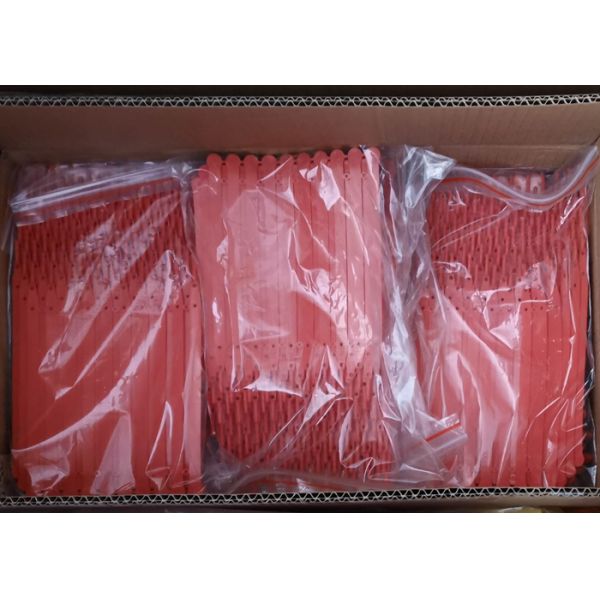 200mm PP ABS Plastic Container Seal With 194N Tensile Strength Customized Color