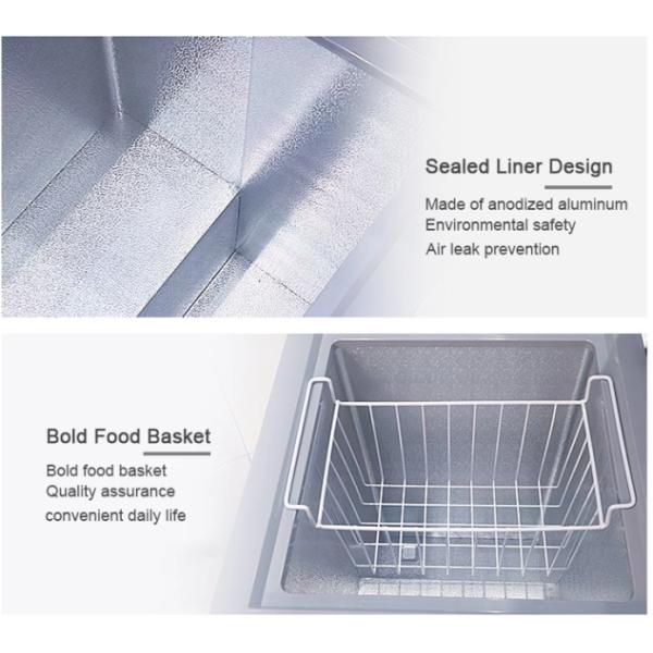 700L Industrial Refrigeration Equipment Supermarket Commercial Chest Freezer