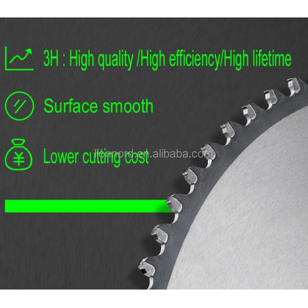 TCT Circular Cold Saw Blade for Metal Cutting 285*1.75*32mm Blade Thickness 1.7-2.0