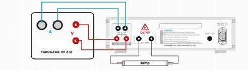 IEC60081 conduziu o equipamento de testes 340*300*90 milímetro com medidor de poder de Digitas
