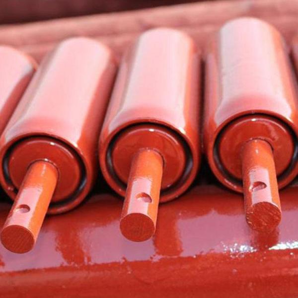 Heavy Duty High Precision Conveyor Steel Roller 50mm dia With Bearing