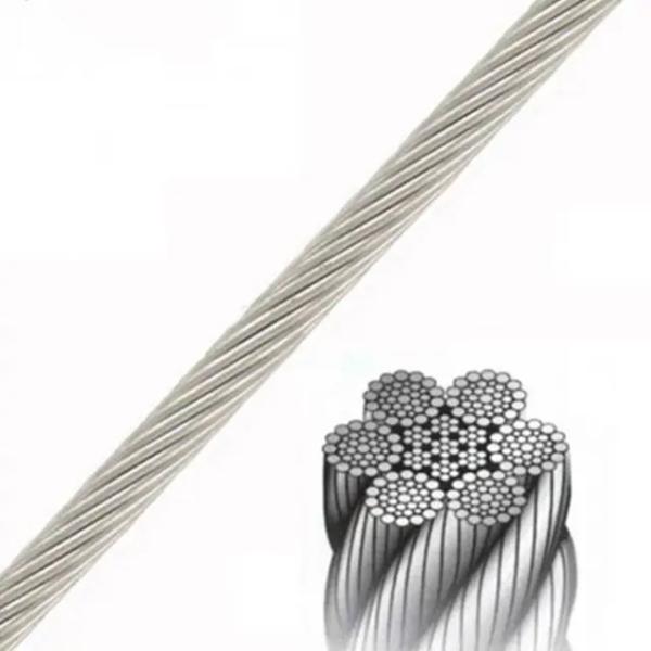 High Carbon Galvanized Steel Wire Rope with 7x7 6x19 and 6x36 Construction for Tower Crane Applications