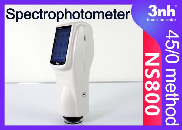 Portable Paint Matching Spectrophotometer NS800 45/0 Method For Paper , Ink Touch Screen