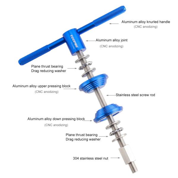Toopre MTB Bike Headset Installation Removal Tools for Bottom Bracket Bearing Press-In