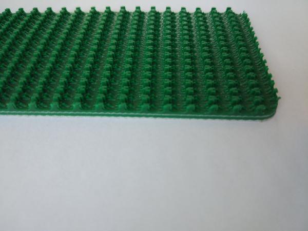 Oil Resistance Green Conveyor Belt With Rough Top Used In Transport system