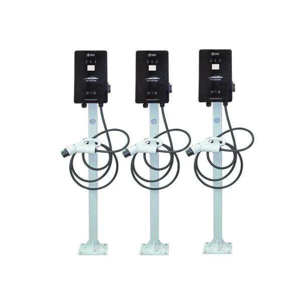 Wall Mounted AC EV Charger 32A Type 2 Portable Evse With LCD Display