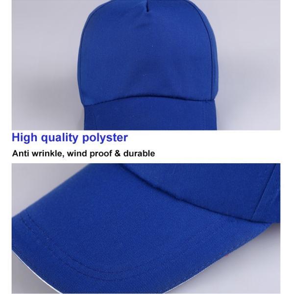 Woven Label Advertising Baseball Caps , 80g Lightweight red Sports Cap