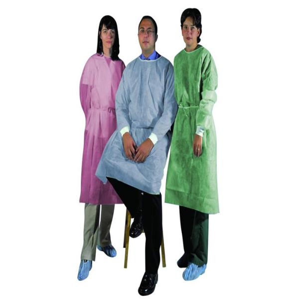 Free Sample Medical Isolation Gowns , Disposable Chemotherapy Gowns OEM Size