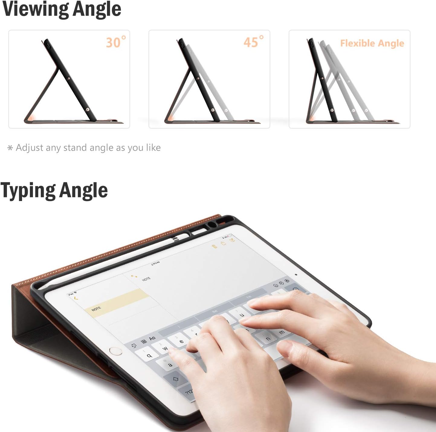 Custom Leather Tablet Case for iPad Air Pro 13 11 10.9 Inch With Designs Business Cover Shockproof ODM OEM Logo Material