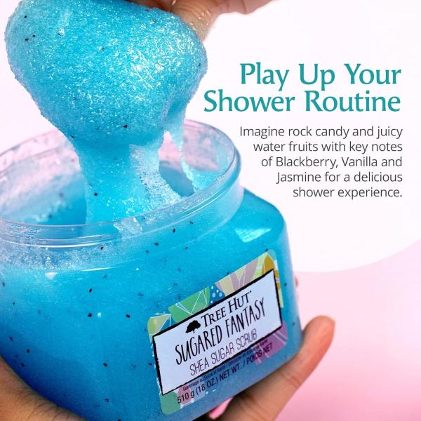 Dry Skin Body Exfoliate Scrub Sugared Fantasy Shea Scrub Sulfate Free