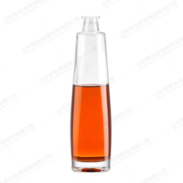 700 ml garrafa de vidro transparente com cores diferentes OEM/ODM material aceitável de colarinho vidro