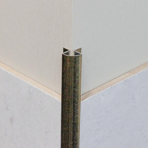 Comprimento de aço inoxidável decorativo personalizado da guarnição 8mm 2.7m da telha da vibração