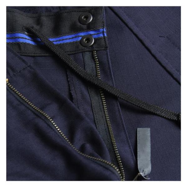 Pantalon d'ACU de tissu de couleur adapté aux besoins du client pararrêt de coton du polyester de 65% des hommes/35%