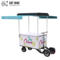EQT Ice Cream Scooter 138 Liters Freezer Cargo Bike Vending Ice Cream Electric Scooter