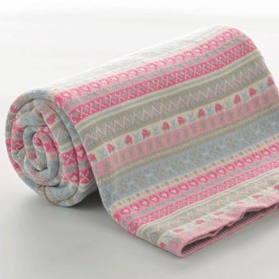 Sofa Knit Throw Blanket Machine Washable Cotton Home Decor Blanket