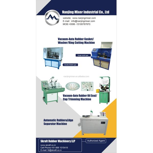 0.37 kW Power Automatic Oil Seal Trimming Machine Rubber Seal Edge Cutting Machine