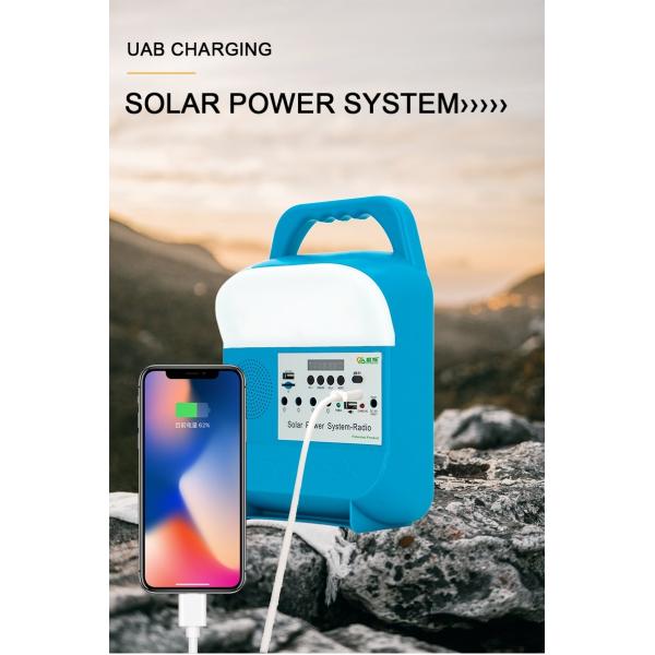 Portable Solar Energy Generator Outdoor Power Mini DC 5W Solar Lights Indoor House