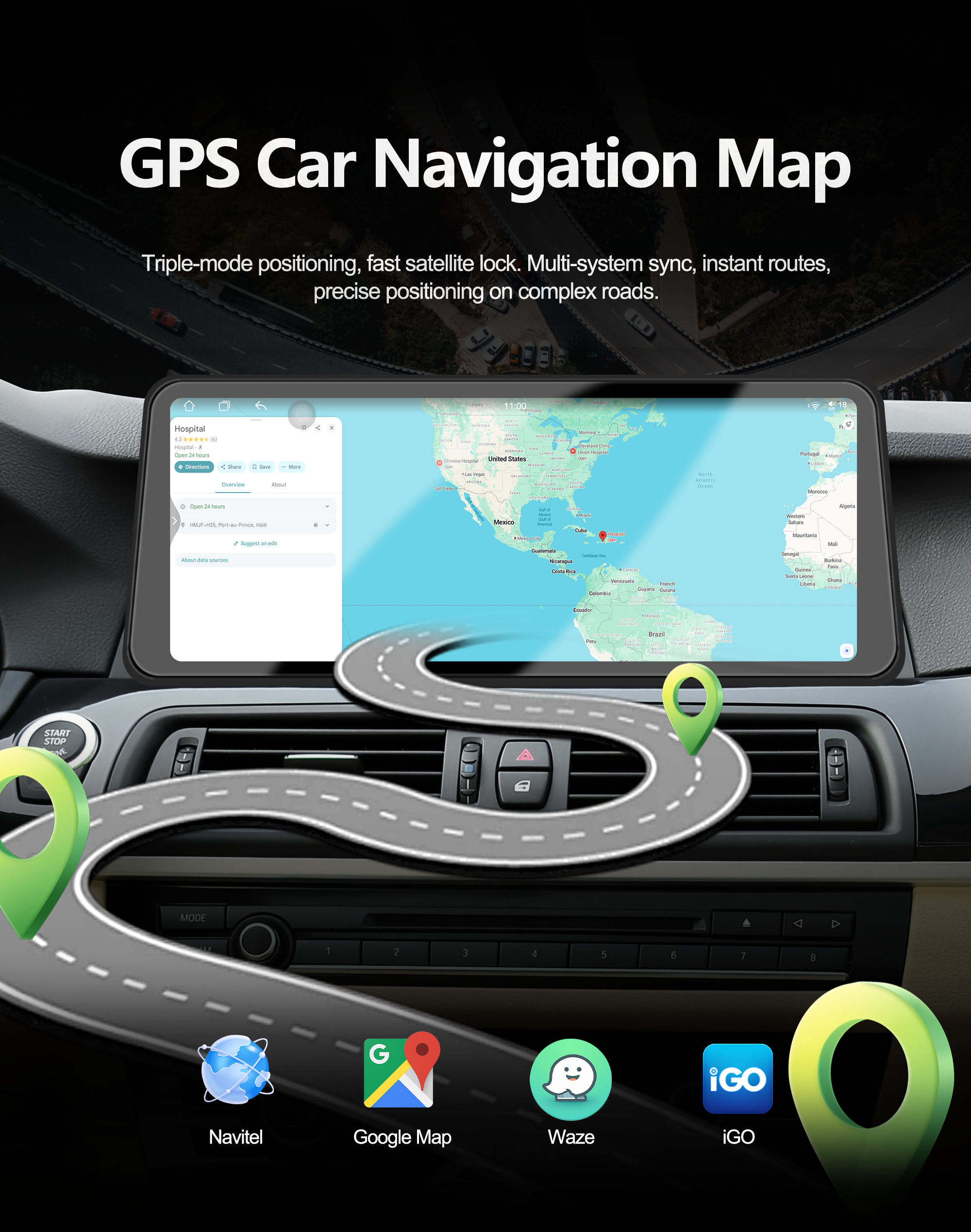 12.3inch OLED Android Touchscreen Car for Player with Frame & Harness for for BMW 5 Series/G382018-2019 Complete Set