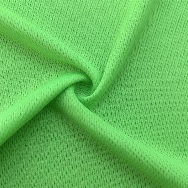75D Polyester Knit Bird Eye Mesh Eyelet Cycling Jersey Fabric Breathable Wicking